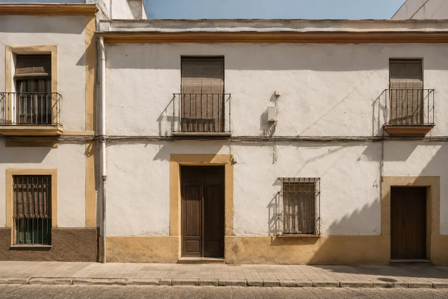 Fachada de inmueble residencial sevillano