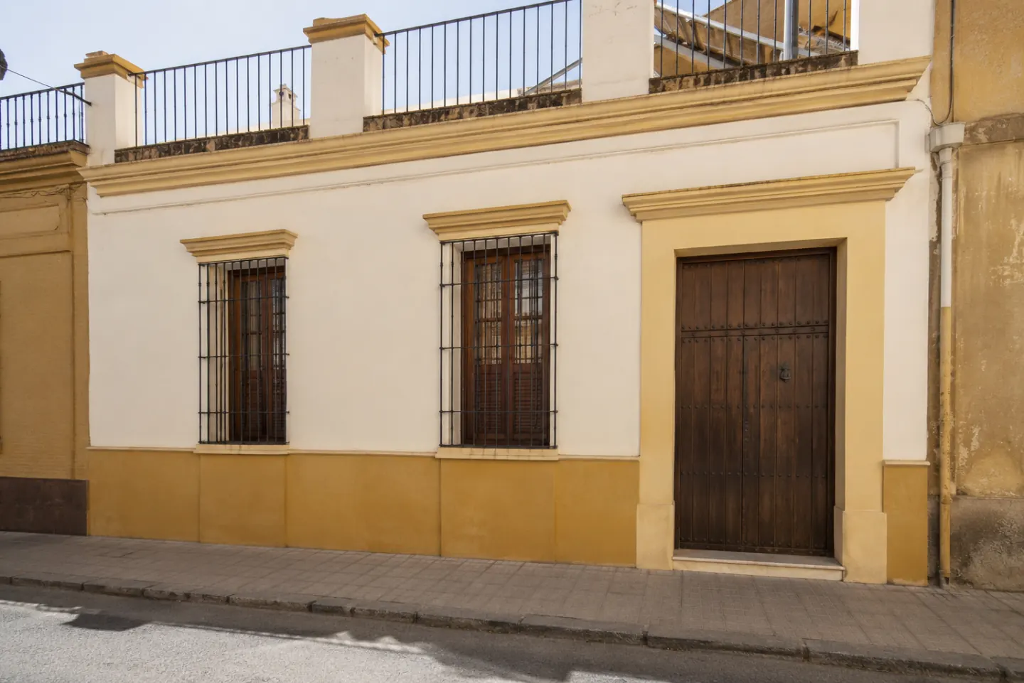 Fotografías fechadas de terminación de una vivienda